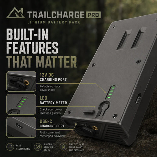 TrailCharge Pro Lithium Battery Pack
