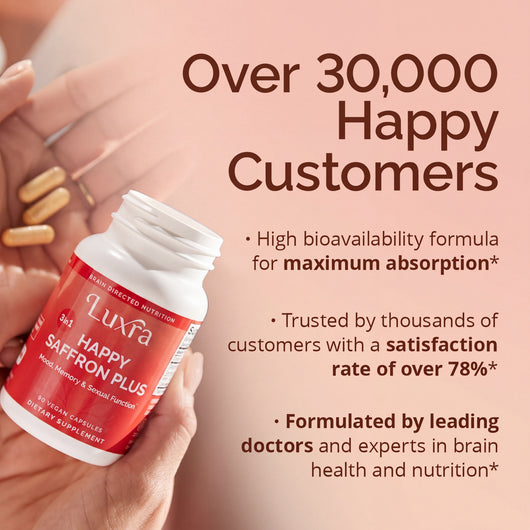 Luxra BrightMind Saffron Cognitive Formula